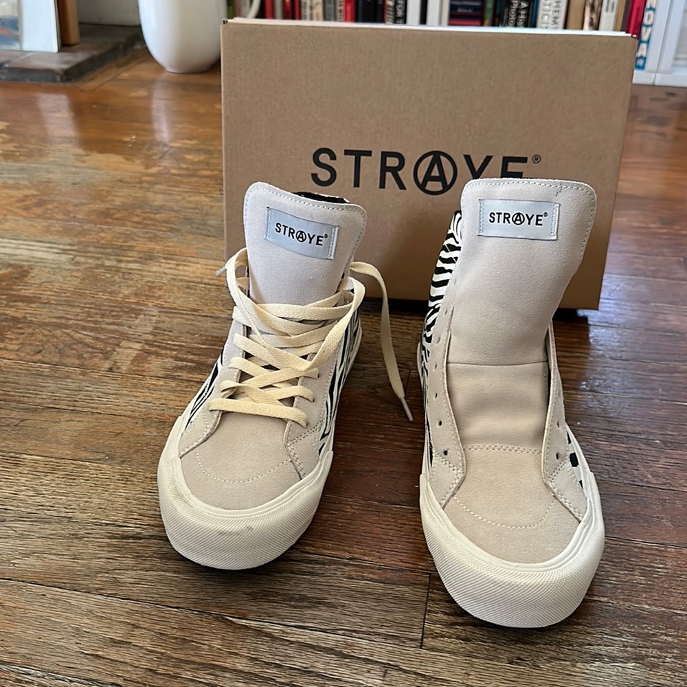 Straye Zebra print sneakers
